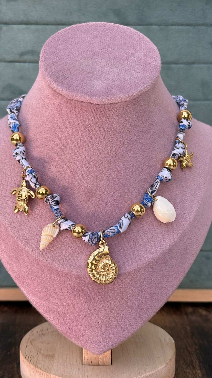 Shell Charm Beach Necklace