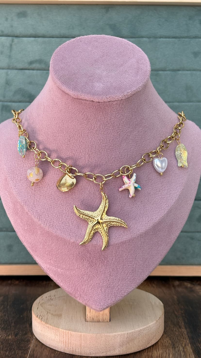 Starfish Charm Beach Necklace