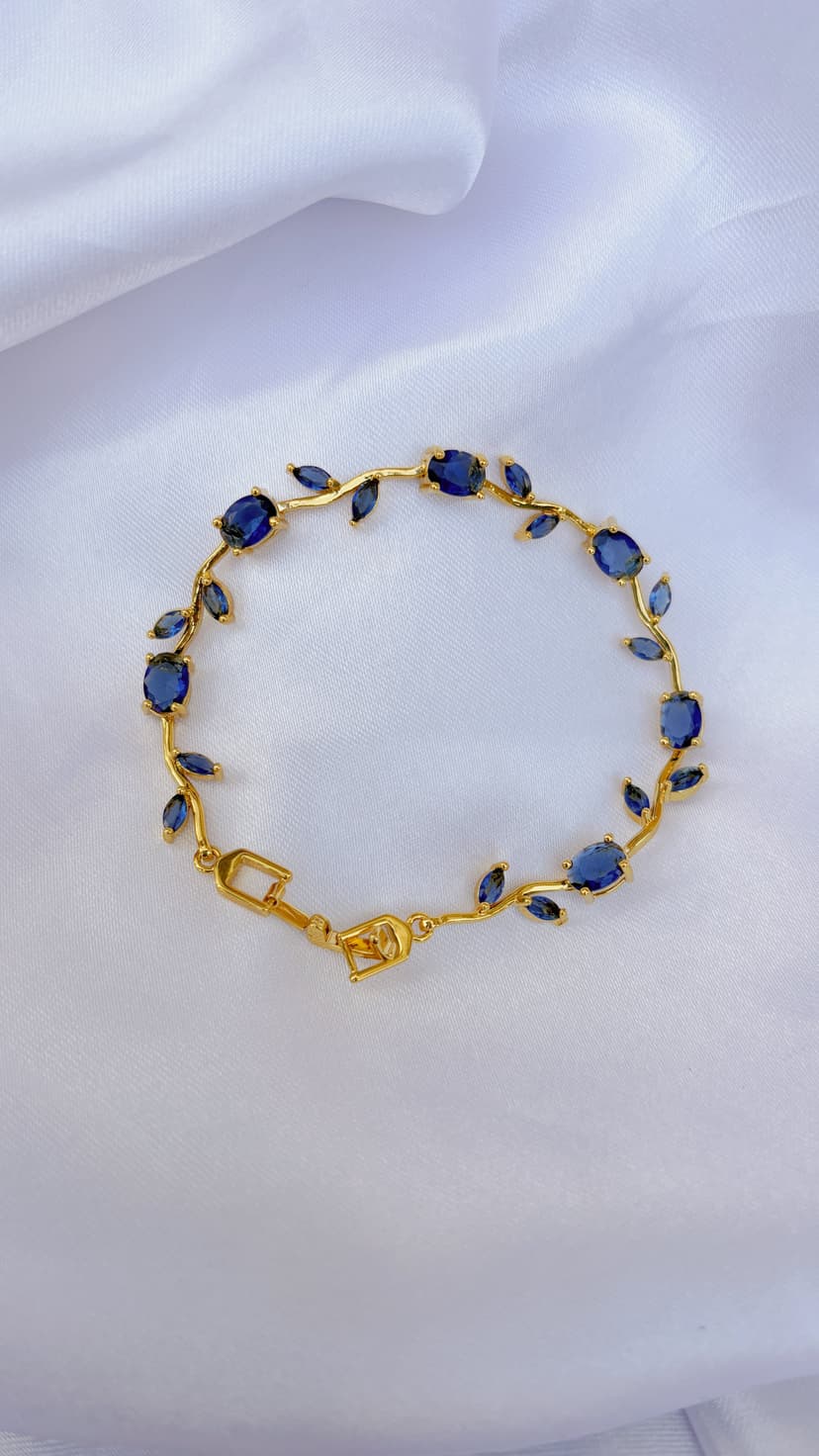 Blue Tulip Bracelet