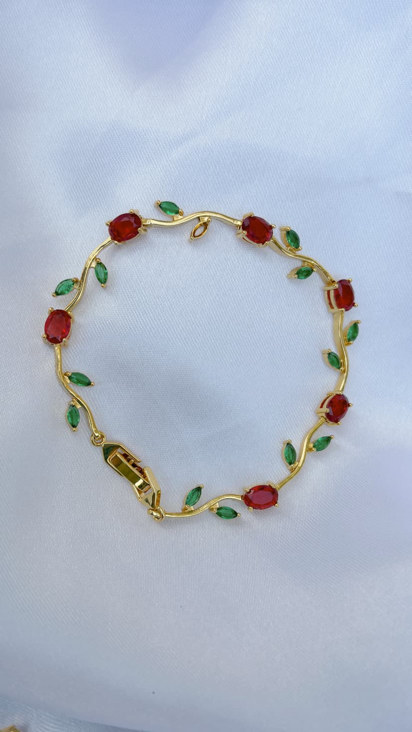 Red Tulip Bracelet
